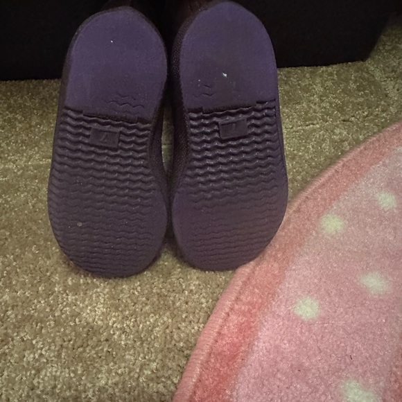 Size 8 deep purple sparkle toddler hunter boots - Picture 4 of 4